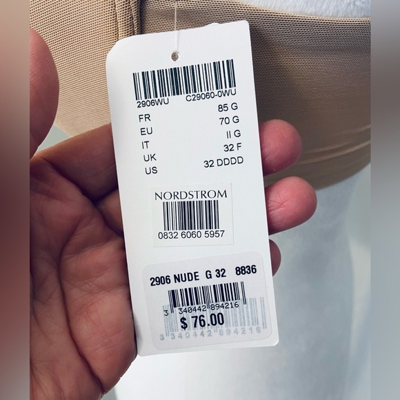 NWT Chantelle G Full Coverage T-Shirt Bra With Smoothing Back 32G 32DDDD - Picture 12 of 12